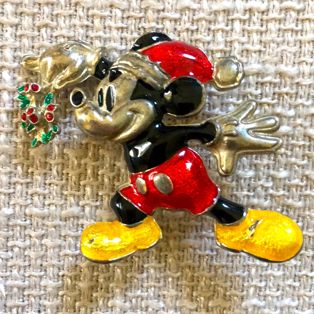 Mickey Vintage Christmas Mistletoe
